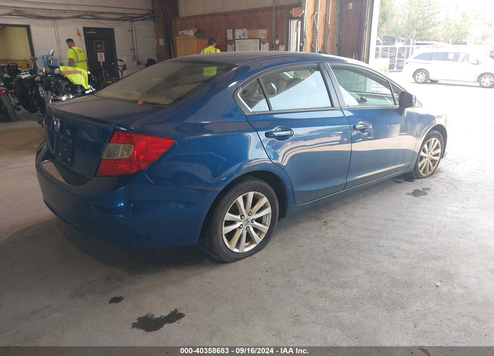 2012 HONDA CIVIC EX VIN: 19XFB2F87CE340822