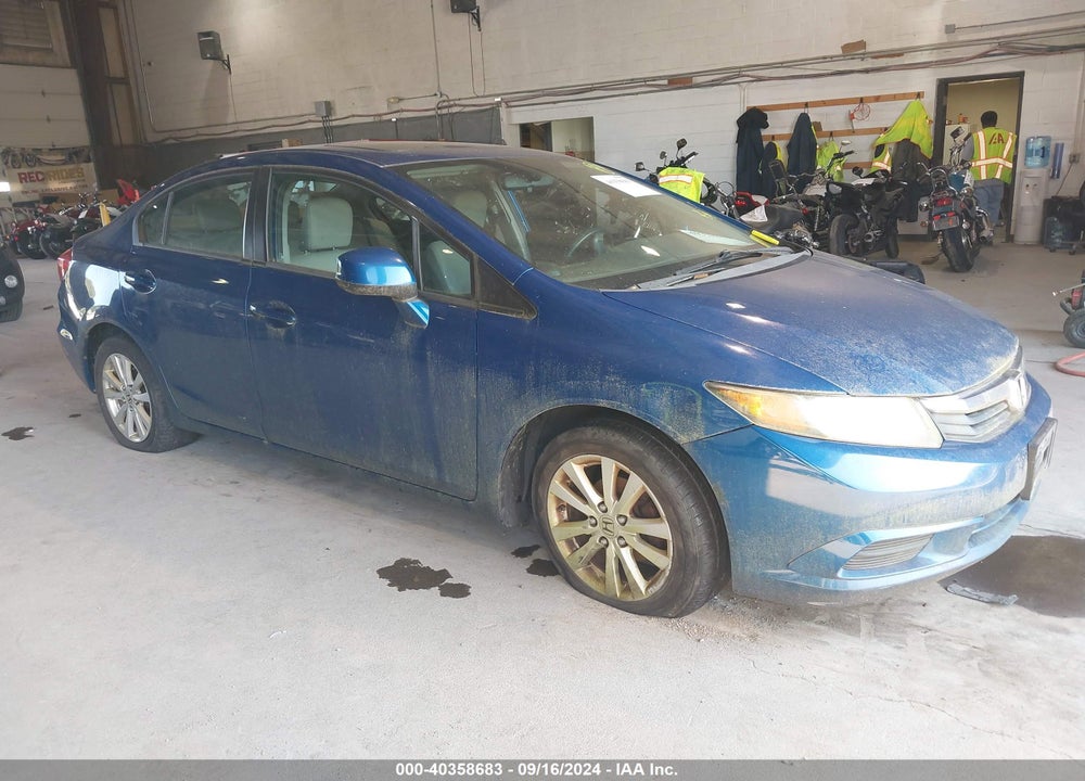 2012 HONDA CIVIC EX VIN: 19XFB2F87CE340822