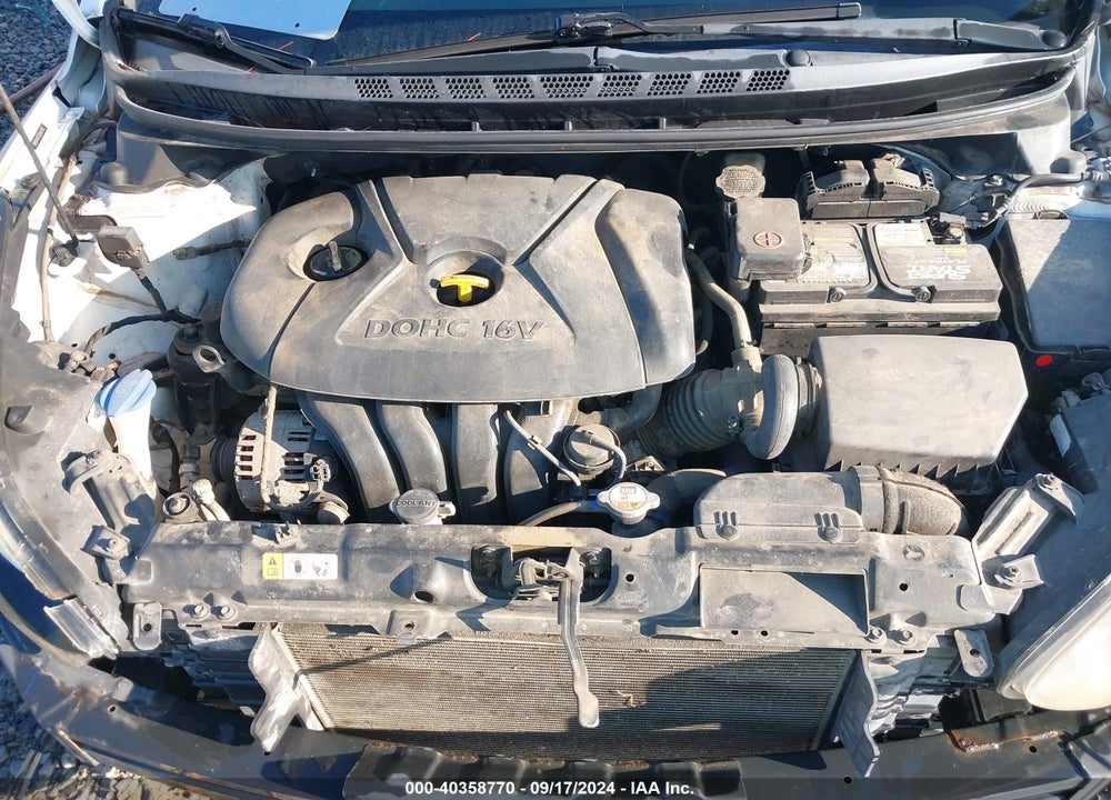 2014 HYUNDAI ELANTRA SE VIN: 5NPDH4AE3EH507383