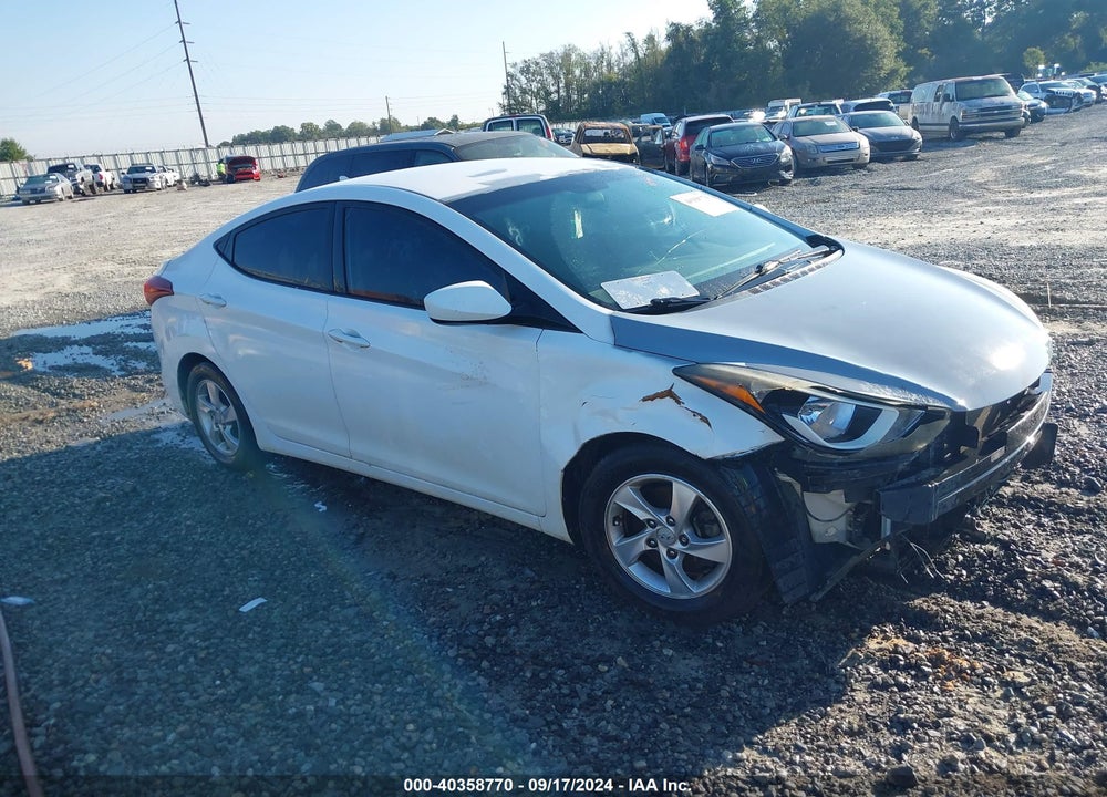 2014 HYUNDAI ELANTRA SE VIN: 5NPDH4AE3EH507383