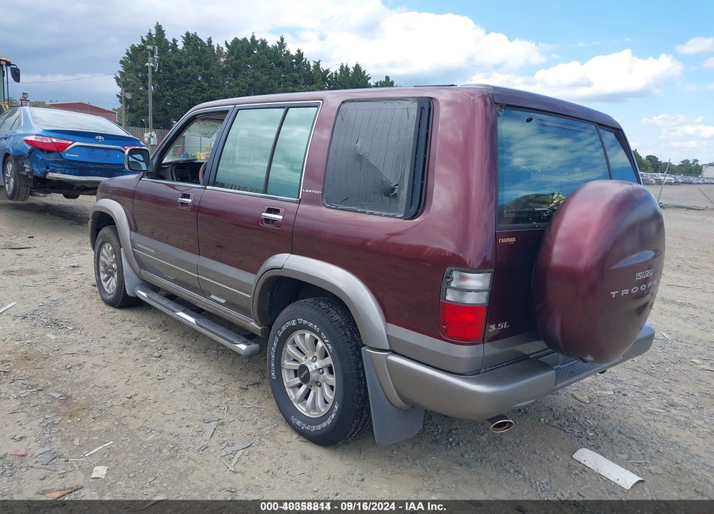 2002 ISUZU TROOPER LIMITED/LS/S VIN: JACDJ58X727J09898