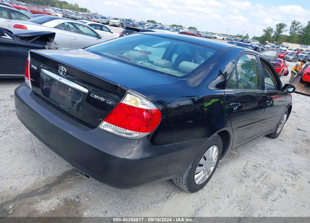 2006 TOYOTA CAMRY LE VIN: 4T1BE32K56U158552