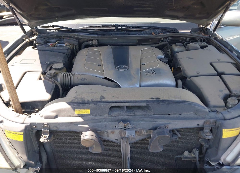 2001 LEXUS LS 430 VIN: JTHBN30F510012435