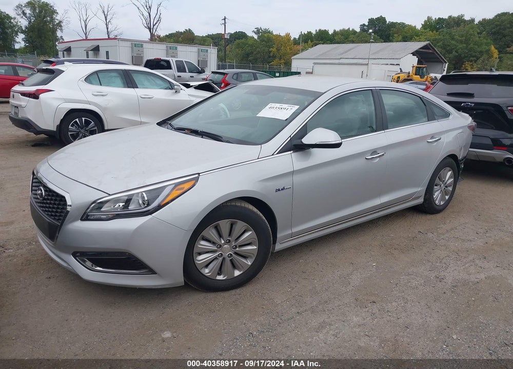 2016 HYUNDAI SONATA HYBRID SE VIN: KMHE24L15GA030199
