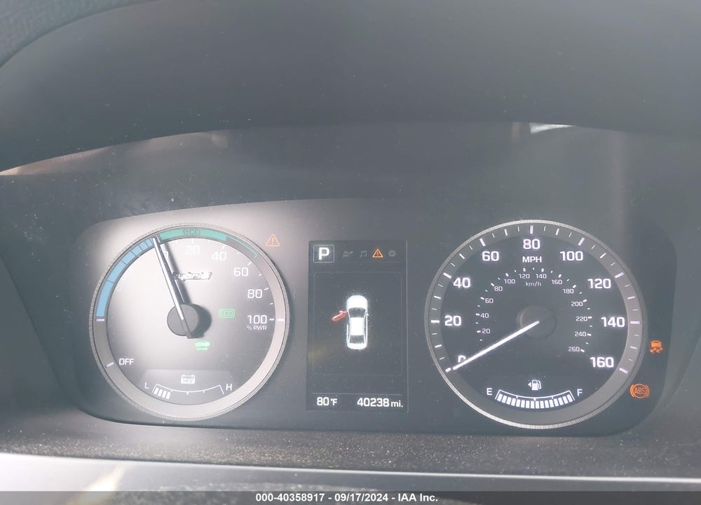 2016 HYUNDAI SONATA HYBRID SE VIN: KMHE24L15GA030199
