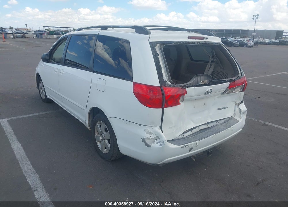 2007 TOYOTA SIENNA LE VIN: 5TDZK23C47S022285