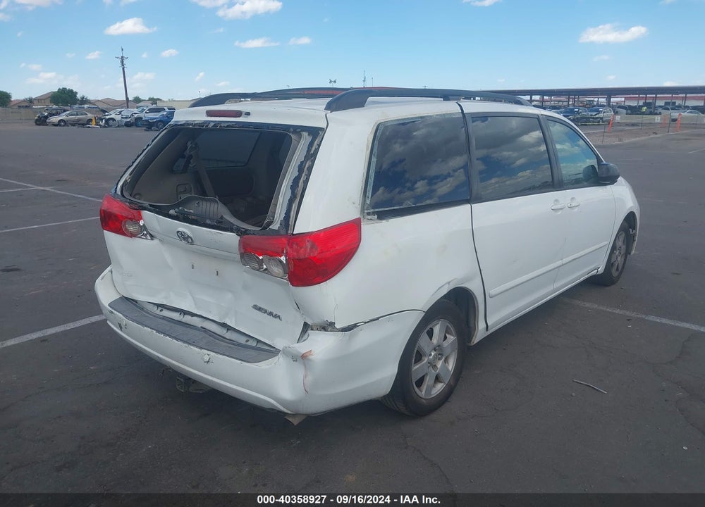 2007 TOYOTA SIENNA LE VIN: 5TDZK23C47S022285
