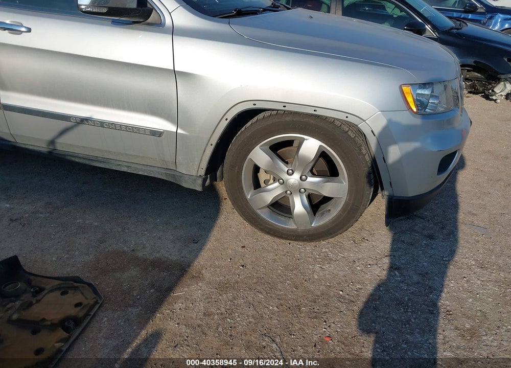 2013 JEEP GRAND CHEROKEE OVERLAND VIN: 1C4RJFCT1DC652174