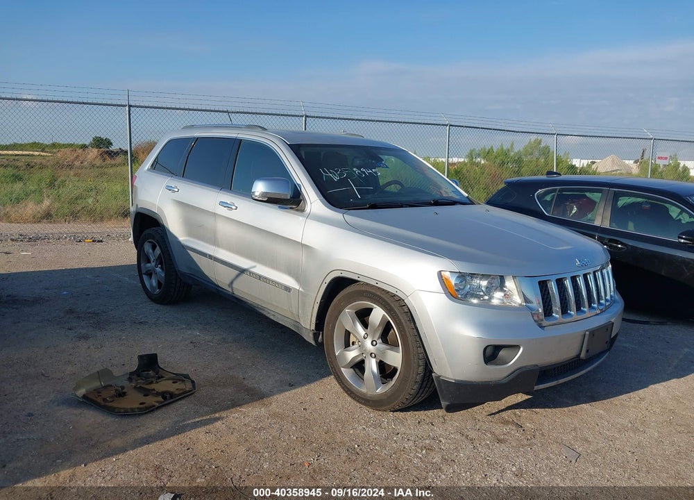 2013 JEEP GRAND CHEROKEE OVERLAND VIN: 1C4RJFCT1DC652174