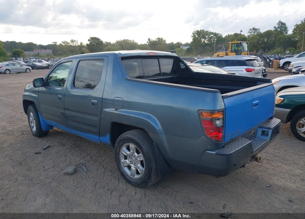 2006 HONDA RIDGELINE RTL VIN: 2HJYK16536H522062
