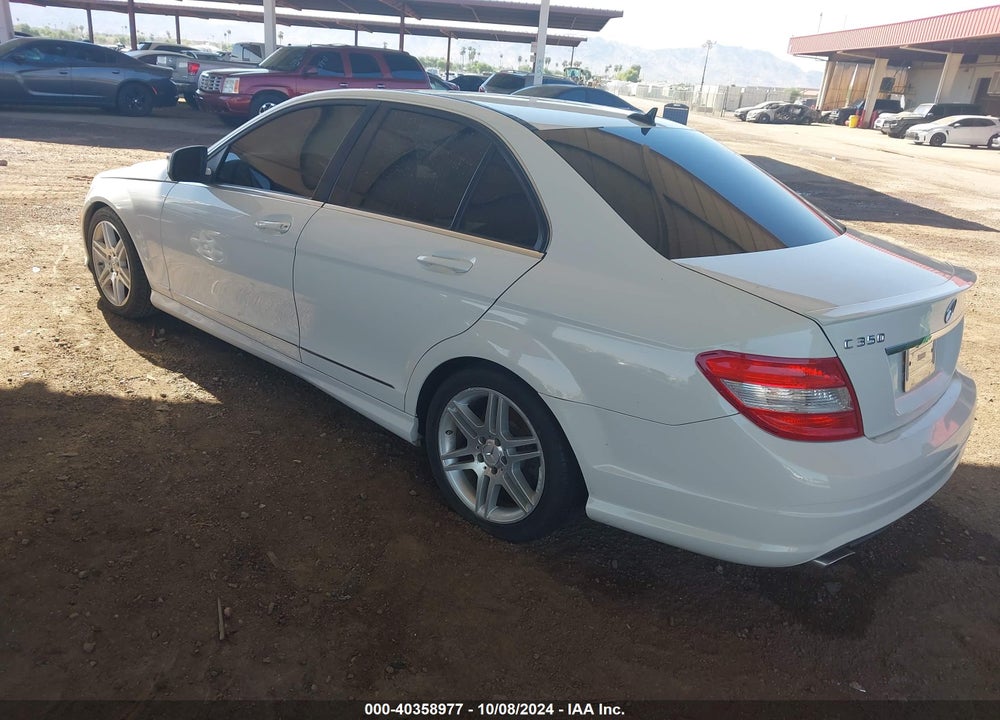 2008 MERCEDES-BENZ C 350 SPORT VIN: WDDGF56X18R035108