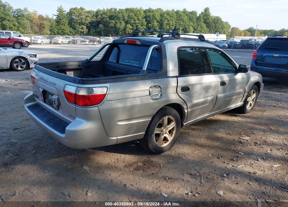 2003 SUBARU BAJA SPORT VIN: 4S4BT62C936115123