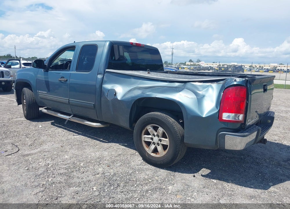 2009 GMC SIERRA 1500 SLE VIN: 1GTEC29009Z105366
