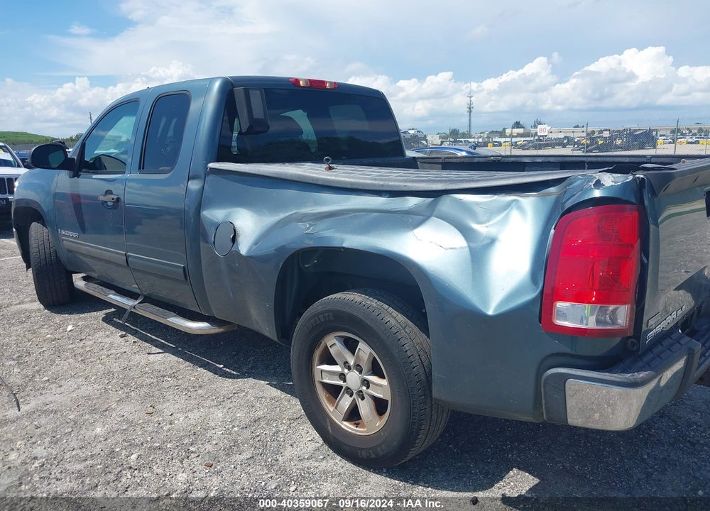 2009 GMC SIERRA 1500 SLE VIN: 1GTEC29009Z105366