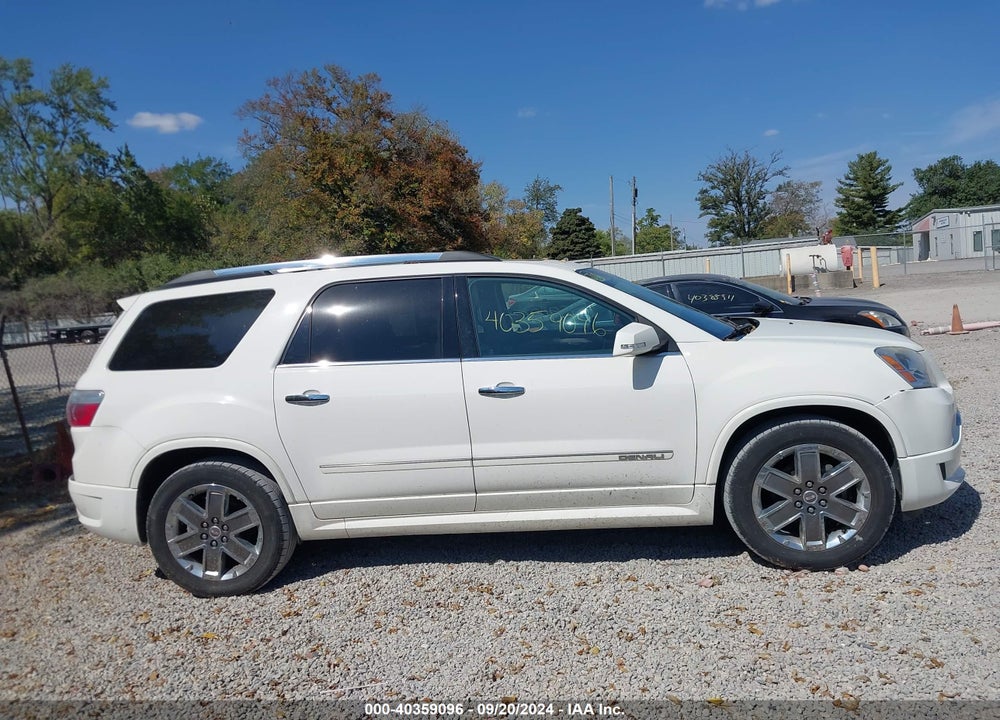 2012 GMC ACADIA DENALI VIN: 1GKKRTED4CJ300834