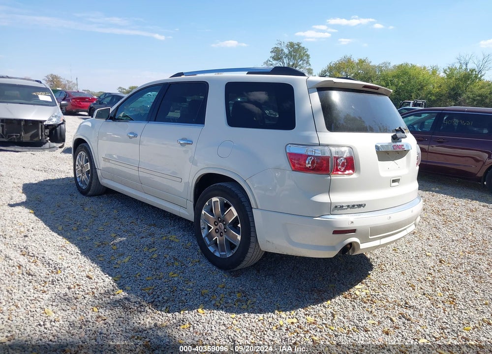 2012 GMC ACADIA DENALI VIN: 1GKKRTED4CJ300834