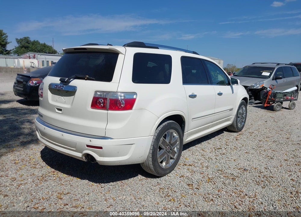 2012 GMC ACADIA DENALI VIN: 1GKKRTED4CJ300834
