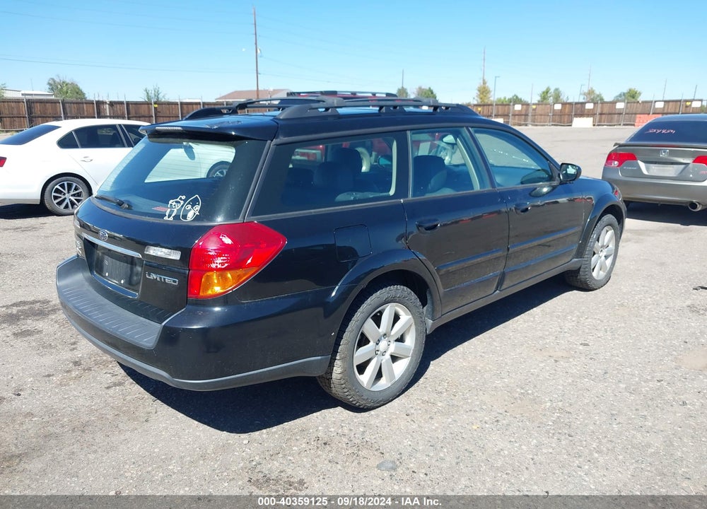 2006 SUBARU OUTBACK 2.5I LIMITED VIN: 4S4BP62C267305641