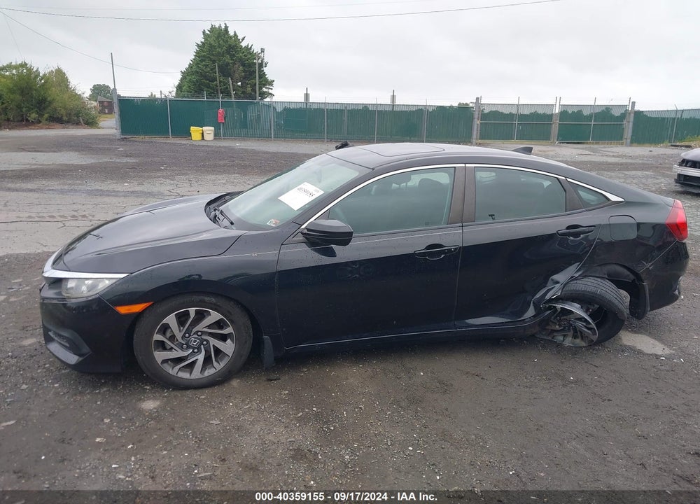 2018 HONDA CIVIC EX VIN: 2HGFC2F77JH519479