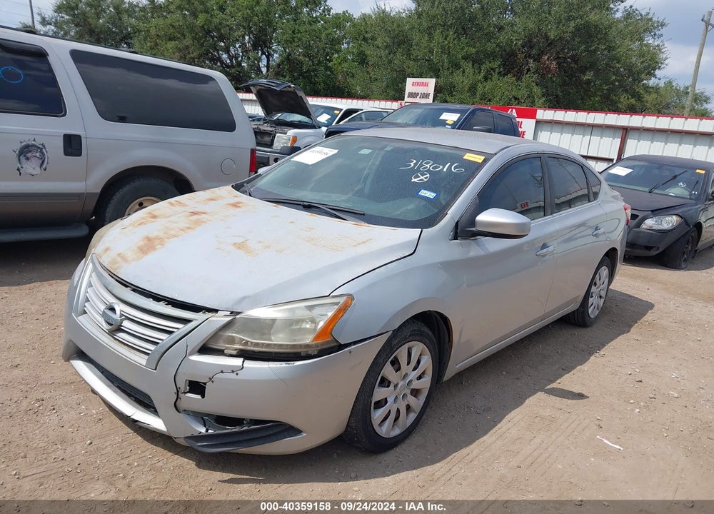 2014 NISSAN SENTRA VIN: 3N1AB7APXEY318016