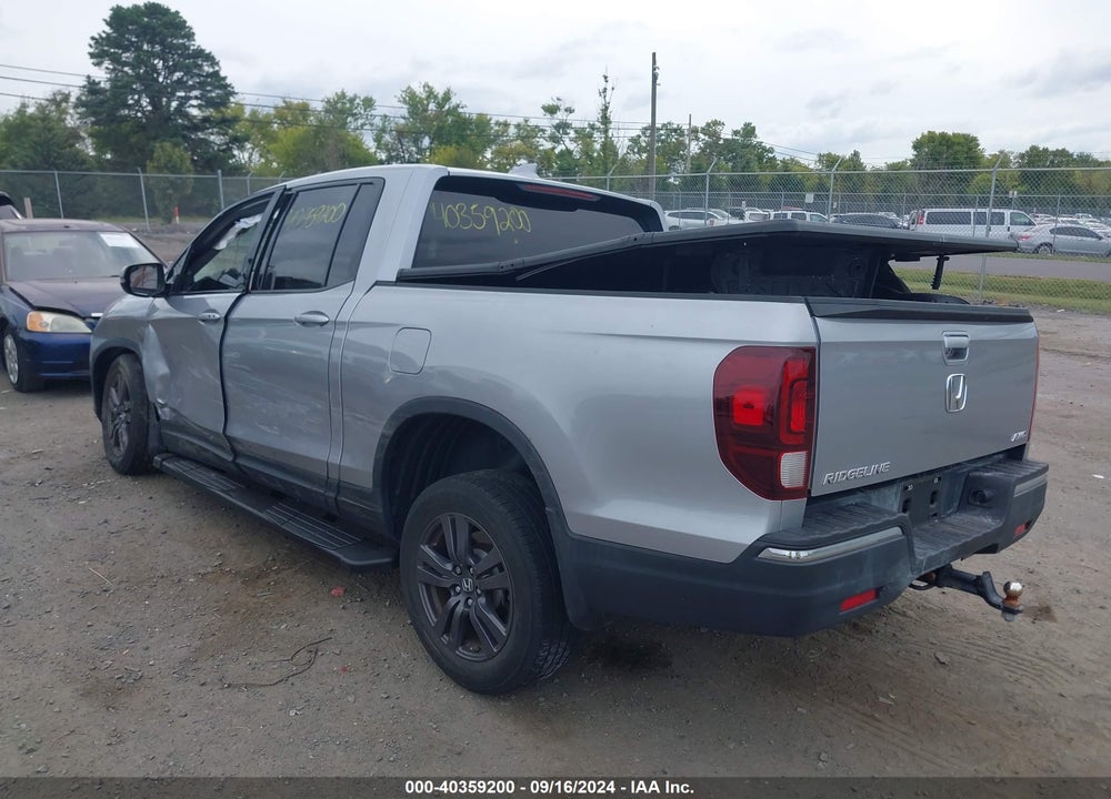 2020 HONDA RIDGELINE AWD SPORT VIN: 5FPYK3F19LB031436