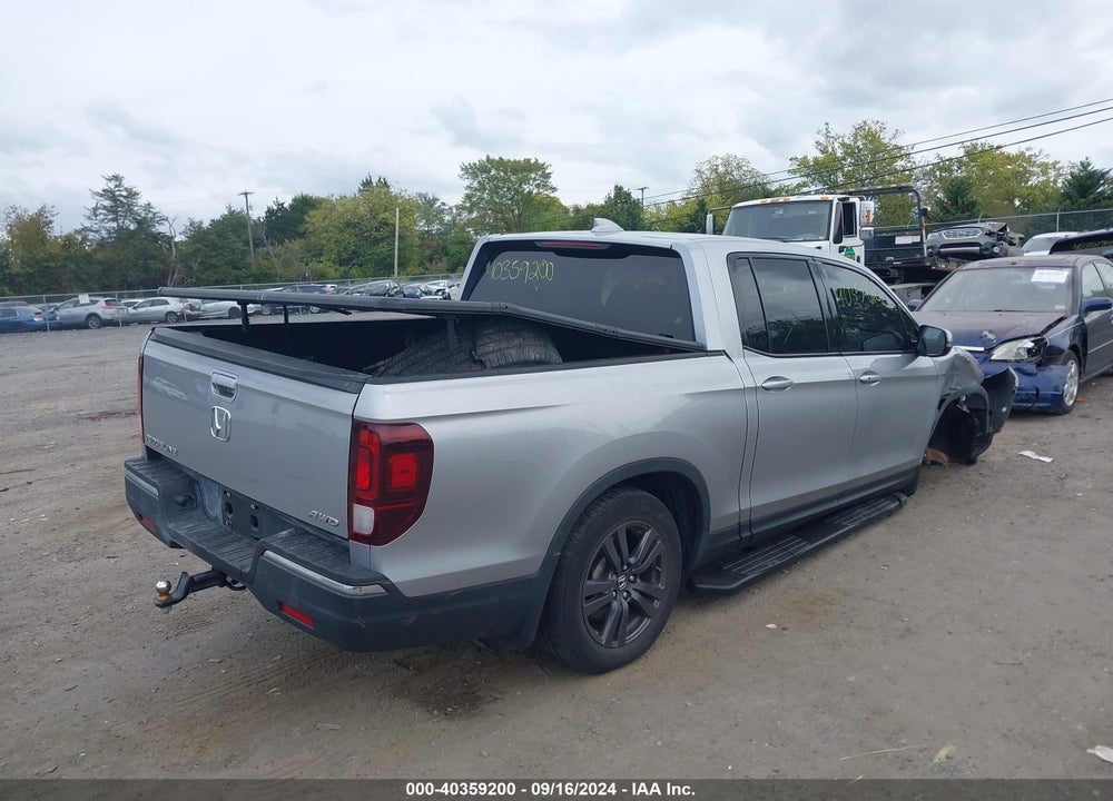 2020 HONDA RIDGELINE AWD SPORT VIN: 5FPYK3F19LB031436