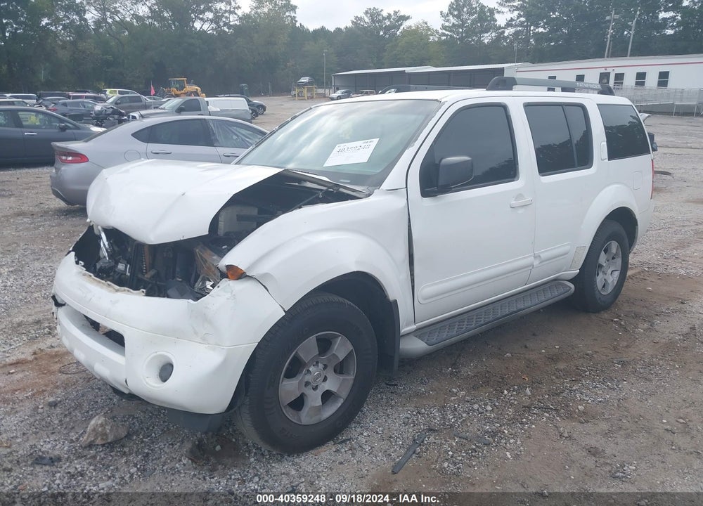2006 NISSAN PATHFINDER S VIN: 5N1AR18U16C624643