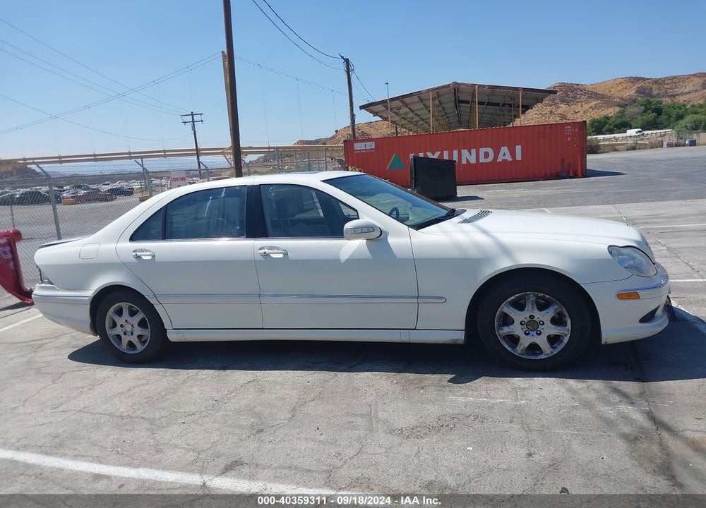 2006 MERCEDES-BENZ S 500 VIN: WDBNG75J96A479421