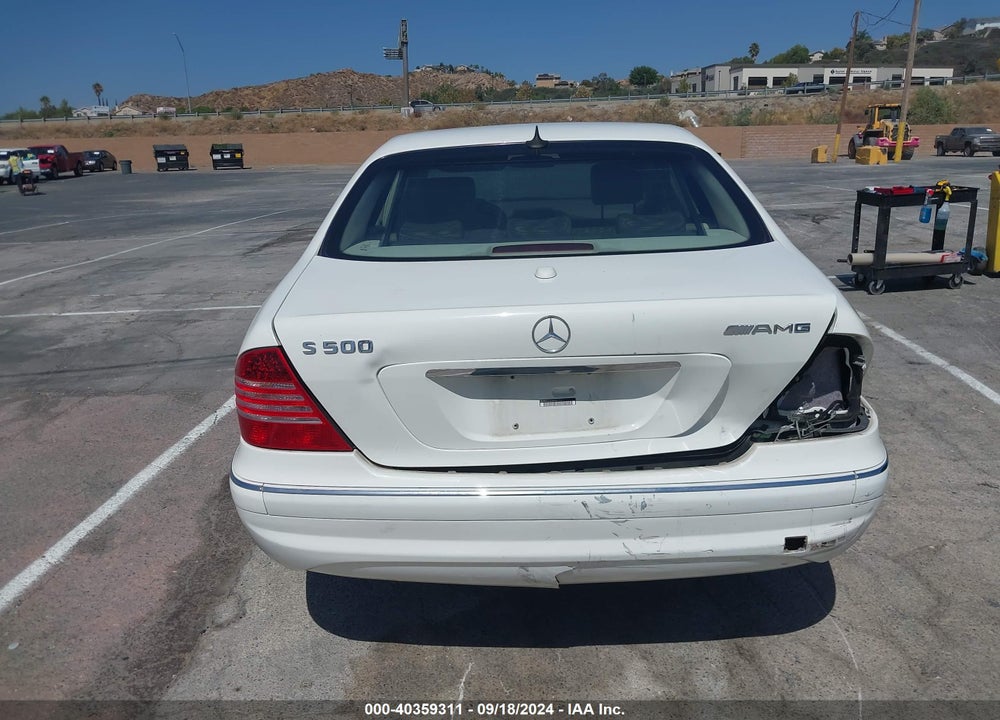 2006 MERCEDES-BENZ S 500 VIN: WDBNG75J96A479421