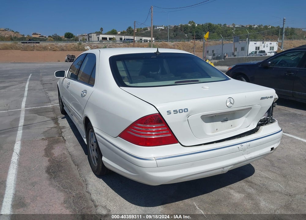 2006 MERCEDES-BENZ S 500 VIN: WDBNG75J96A479421