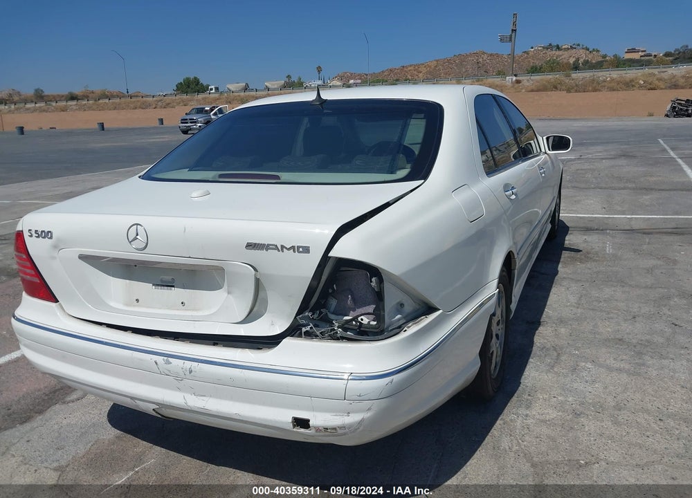 2006 MERCEDES-BENZ S 500 VIN: WDBNG75J96A479421