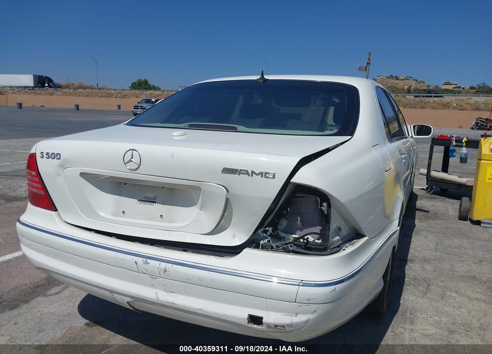 2006 MERCEDES-BENZ S 500 VIN: WDBNG75J96A479421