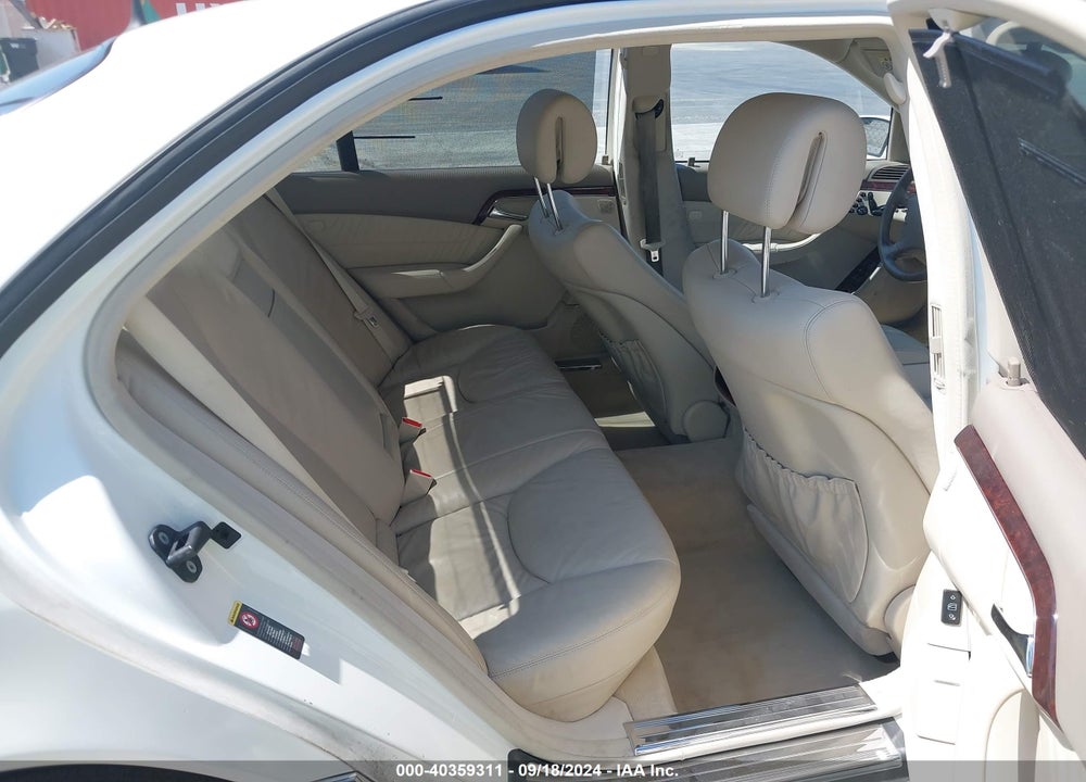 2006 MERCEDES-BENZ S 500 VIN: WDBNG75J96A479421
