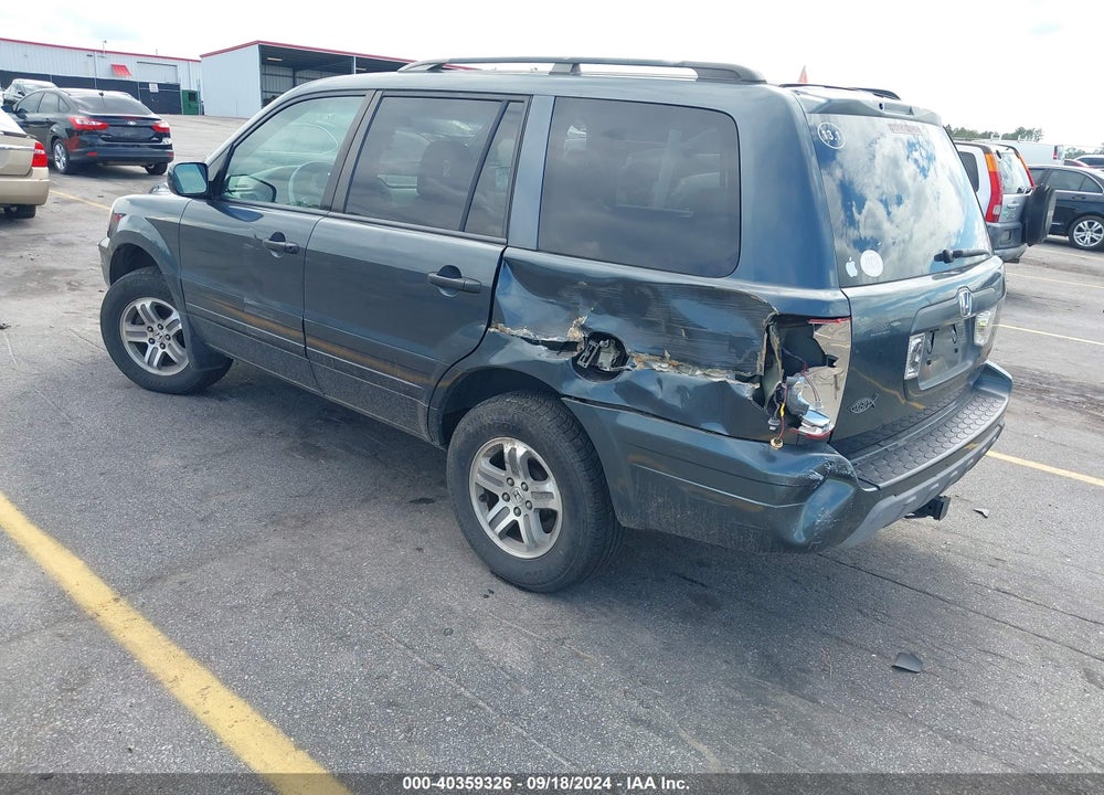 2003 HONDA PILOT EX-L VIN: 2HKYF18543H620395