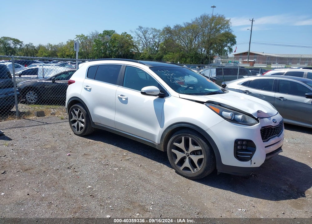 2018 KIA SPORTAGE SX TURBO VIN: KNDPR3A60J7480963