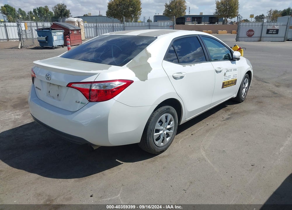 2015 TOYOTA COROLLA LE ECO VIN: 5YFBPRHE2FP253540