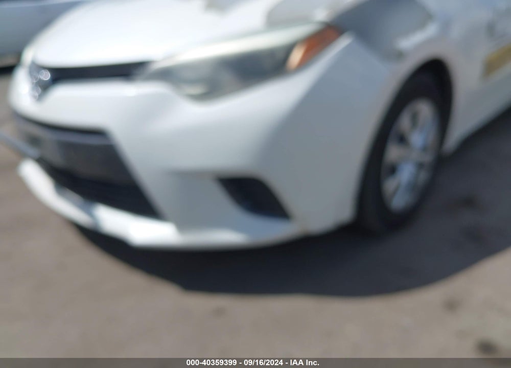2015 TOYOTA COROLLA LE ECO VIN: 5YFBPRHE2FP253540