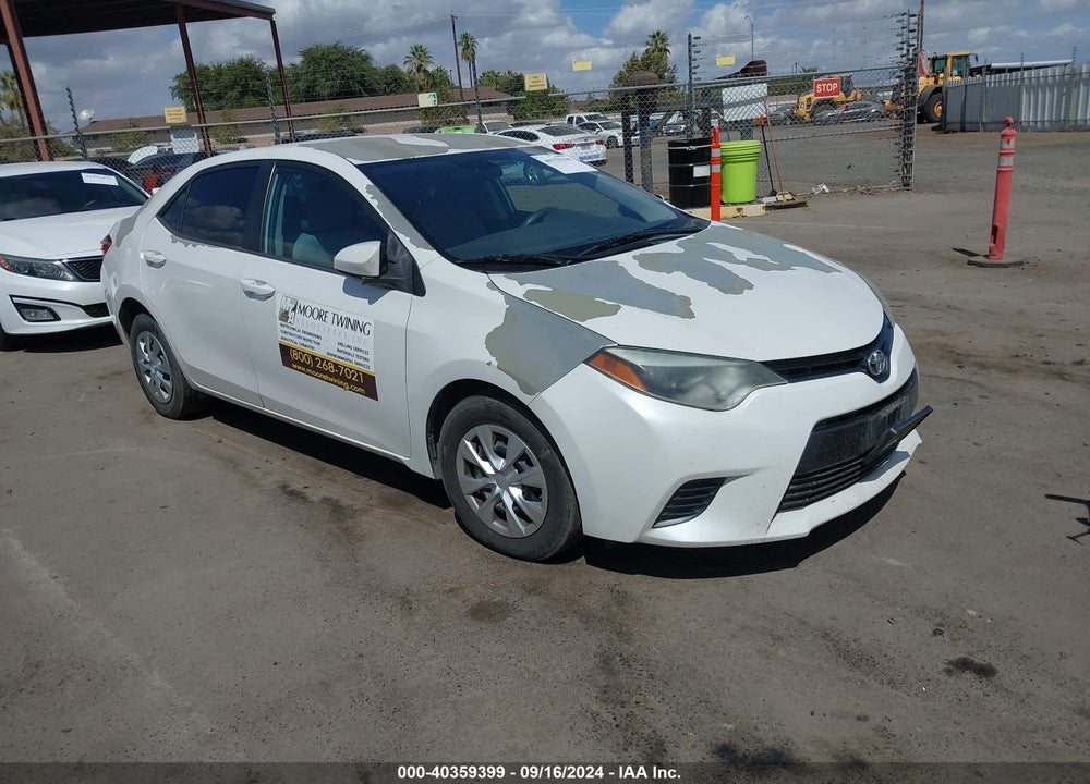 2015 TOYOTA COROLLA LE ECO VIN: 5YFBPRHE2FP253540