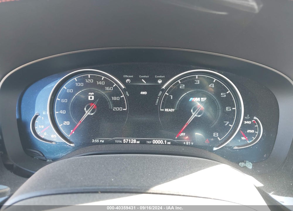 2018 BMW M5 VIN: WBSJF0C55JB283553