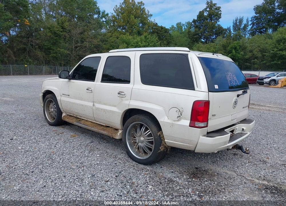2002 CADILLAC ESCALADE STANDARD VIN: 1GYEK63N22R262279