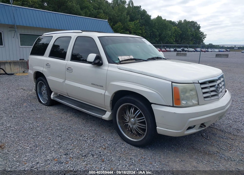 2002 CADILLAC ESCALADE STANDARD VIN: 1GYEK63N22R262279