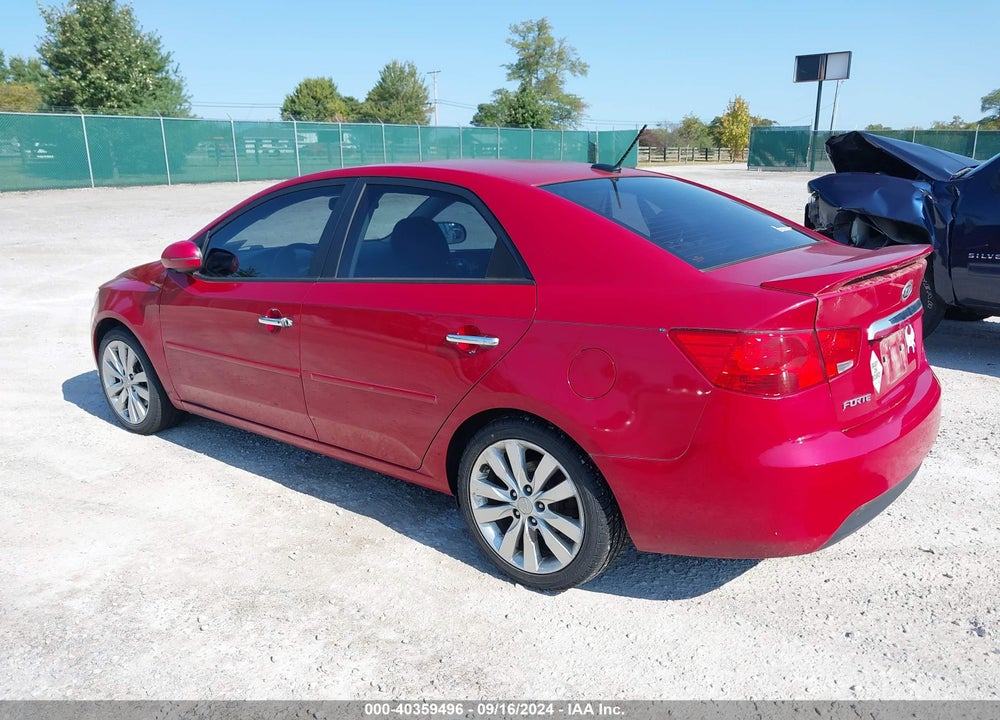2013 KIA FORTE SX VIN: KNAFW4A33D5666218