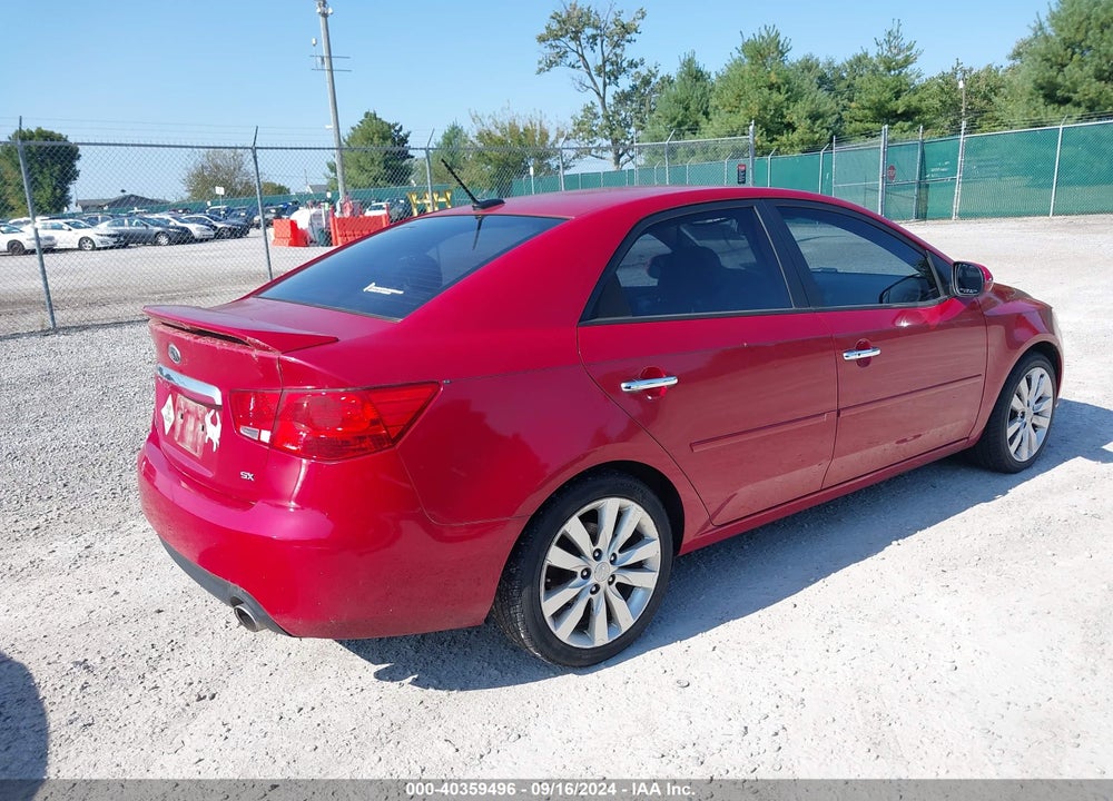 2013 KIA FORTE SX VIN: KNAFW4A33D5666218