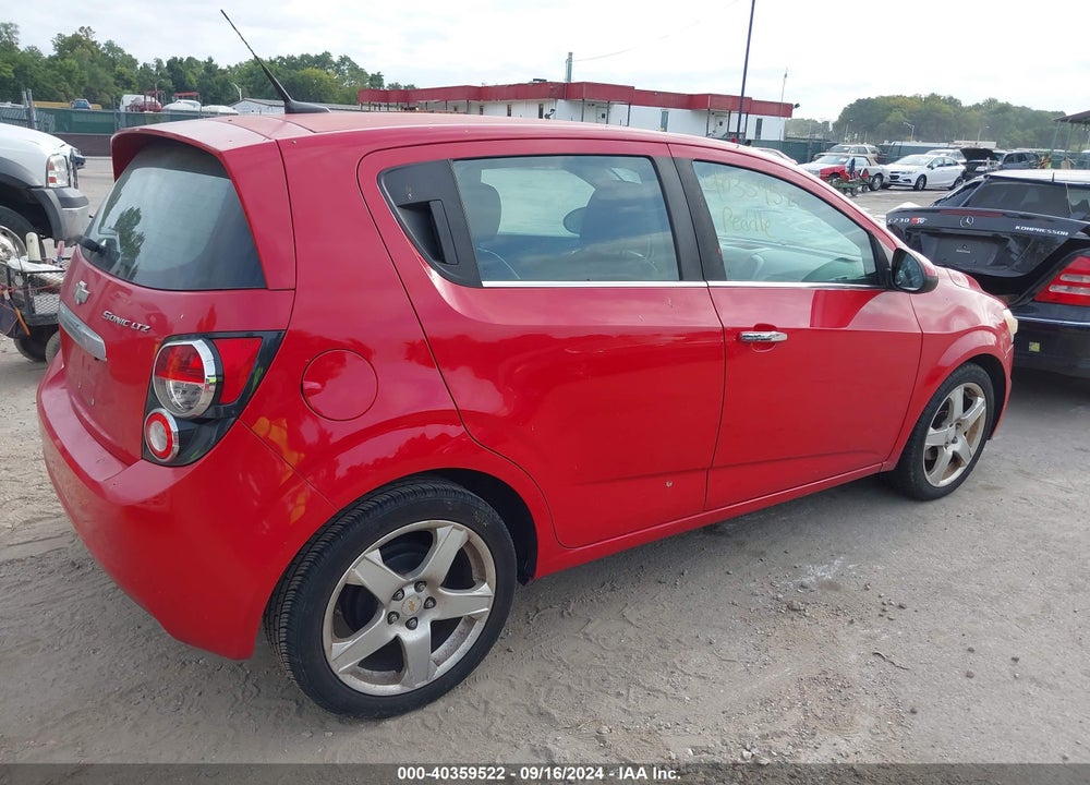 2012 CHEVROLET SONIC 2LZ VIN: 1G1JE6SH9C4146799