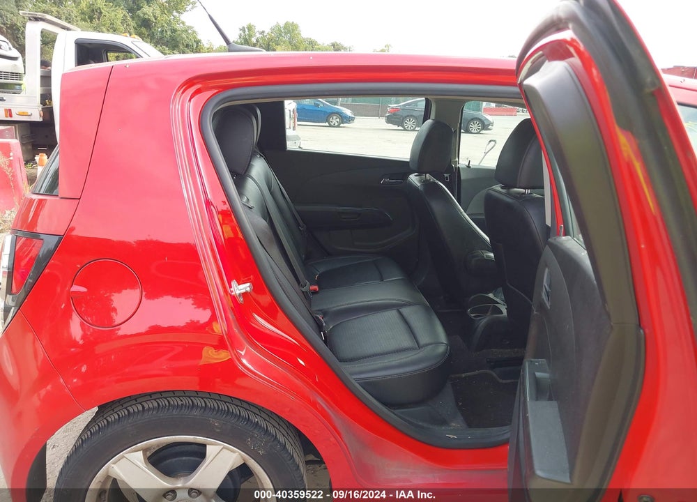 2012 CHEVROLET SONIC 2LZ VIN: 1G1JE6SH9C4146799