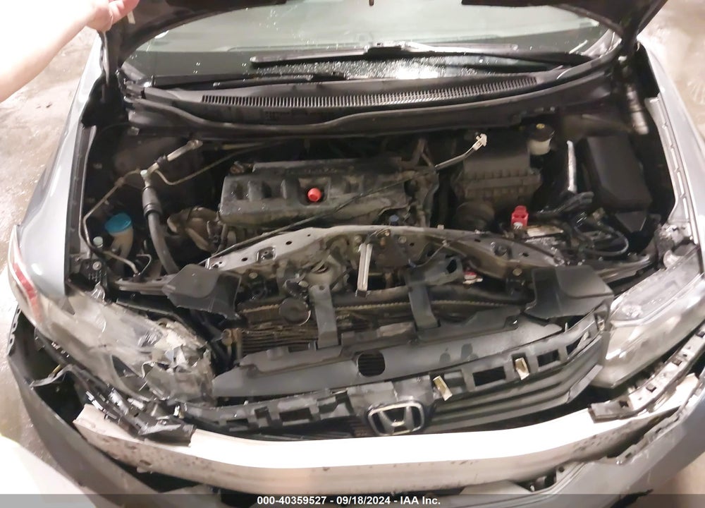 2012 HONDA CIVIC LX VIN: 19XFB2F52CE048808
