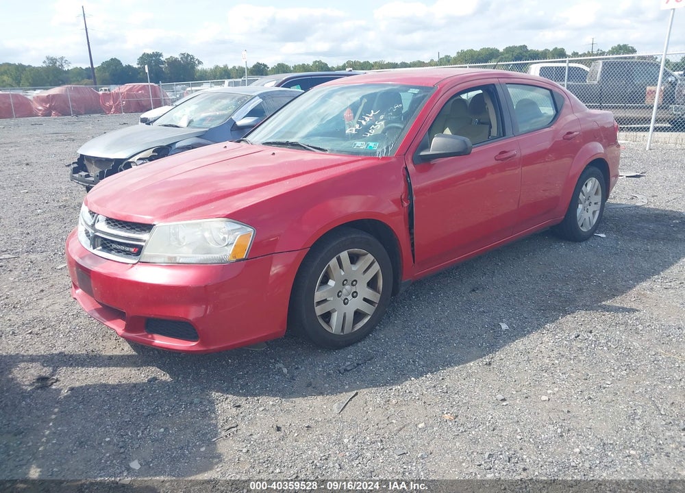 2014 DODGE AVENGER SE VIN: 1C3CDZAB9EN226266