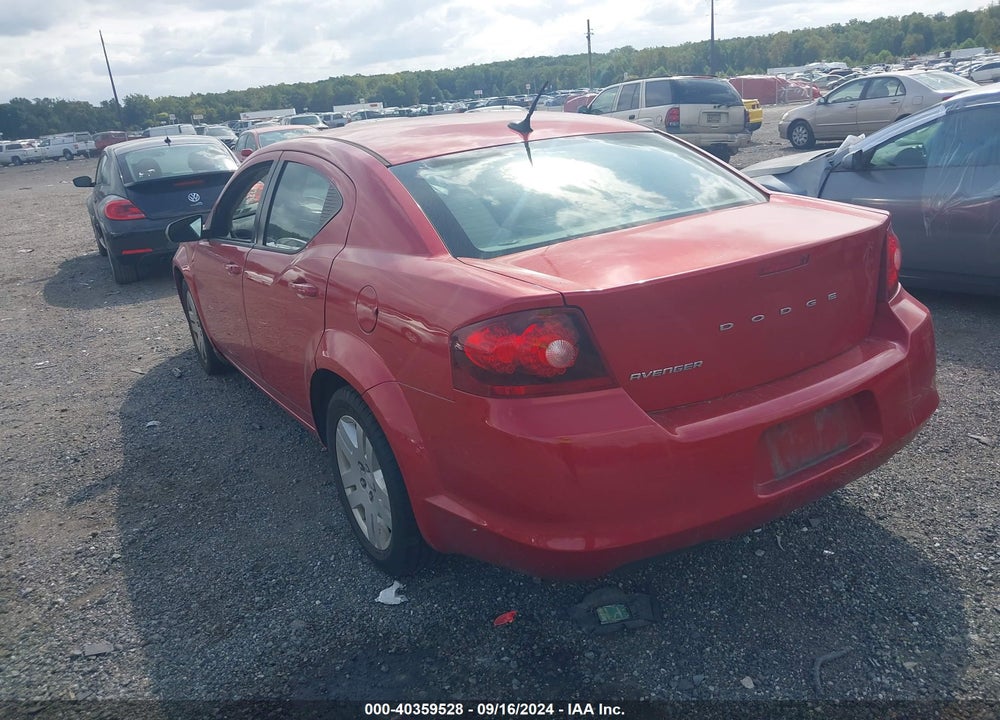 2014 DODGE AVENGER SE VIN: 1C3CDZAB9EN226266