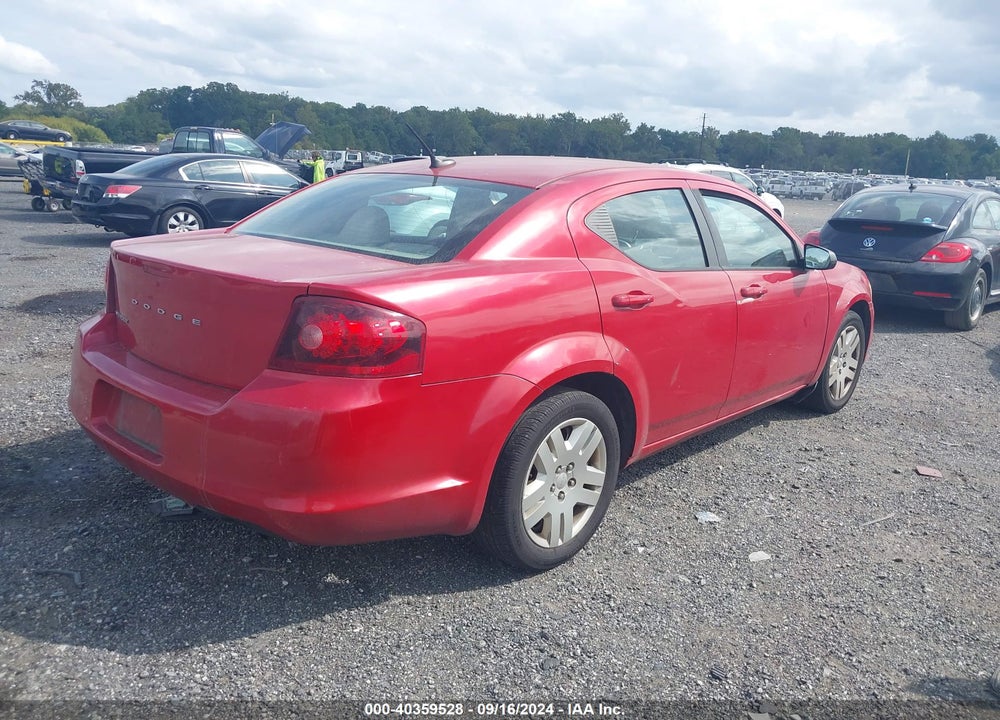 2014 DODGE AVENGER SE VIN: 1C3CDZAB9EN226266