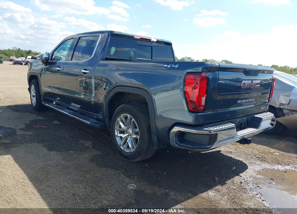 2019 GMC SIERRA 1500 SLT VIN: 3GTU9DED5KG241013